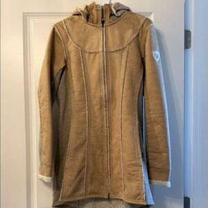 Kuhl Tan Leather Jacket